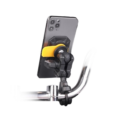 360 Degree Rotation Removable Motorcycle Handlebar Phone Holder Base Buckle Holder